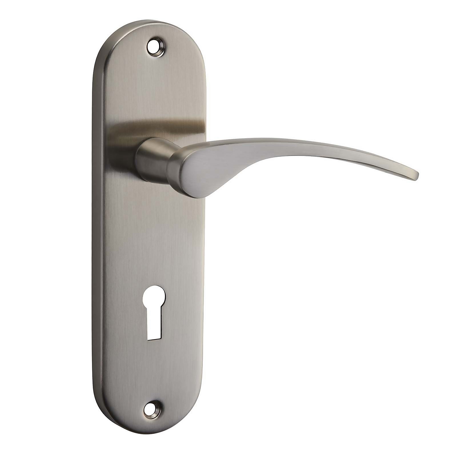 Sandleford Moreton Lock Lever Set - Brushed Nickel Price Comparisons | Compare The Build