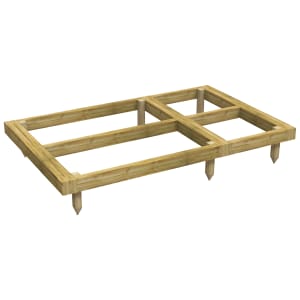 Power Sheds 6 x 4ft Pressure Treated Garden Building Base Kit Price Comparisons | Compare The Build