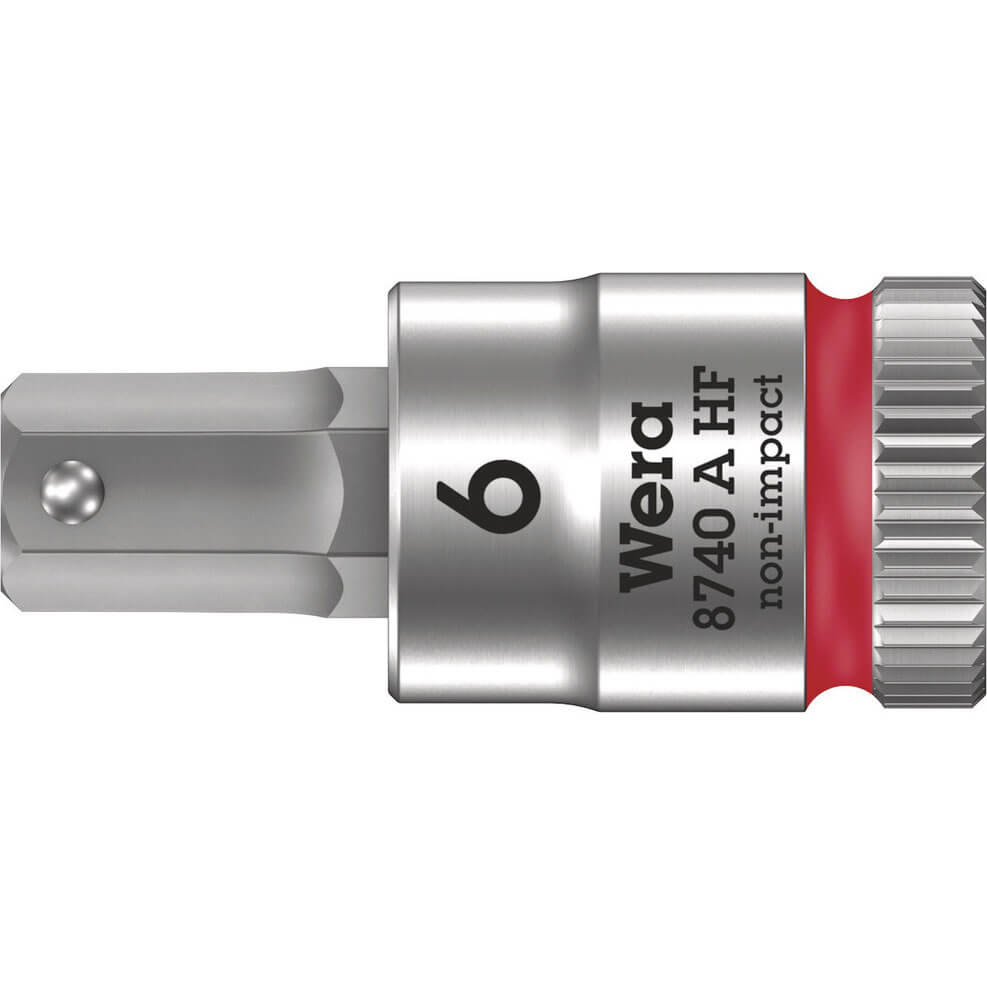 Wera 8740 A HF Zyklop 1/4" Drive Hexagon Socket Bit Metric 1/4" 6mm Price Comparisons | Compare The Build