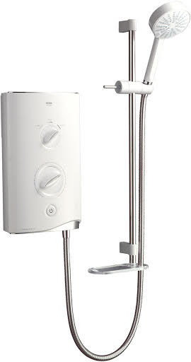 Mira Sport Thermostatic White Chrome Effect Electric Shower, 9Kw Price Comparisons | Compare The Build