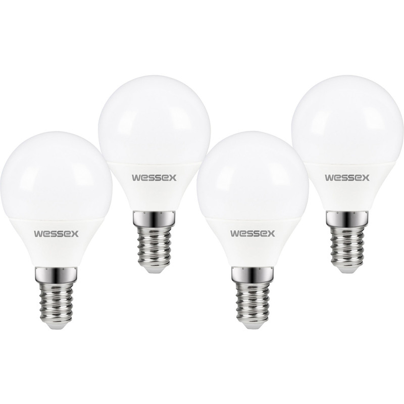 Wessex Electrical Wessex LED Frosted Mini Globe Bulb Lamp 2.2W SES 250lm (4 Pack) Price Comparisons | Compare The Build