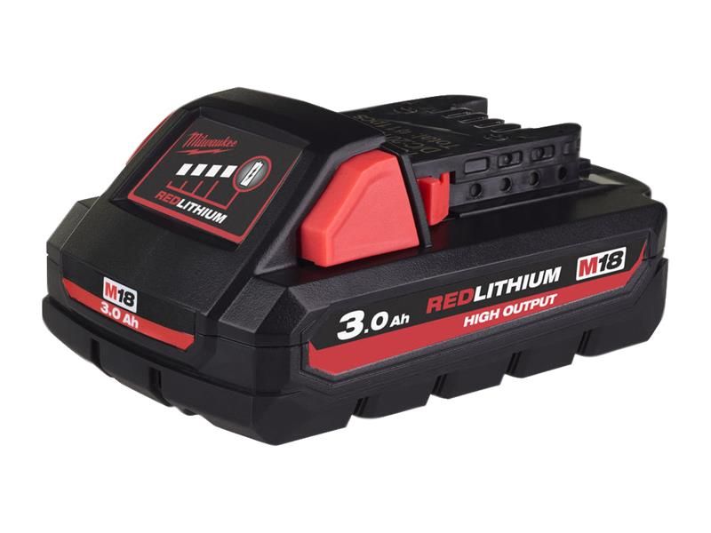 Milwaukee Power Tools MILM18B3HO M18 HB3 HIGH OUTPUT™ Slide Battery Pack 18V 3.0Ah Li-ion Price Comparisons | Compare The Build