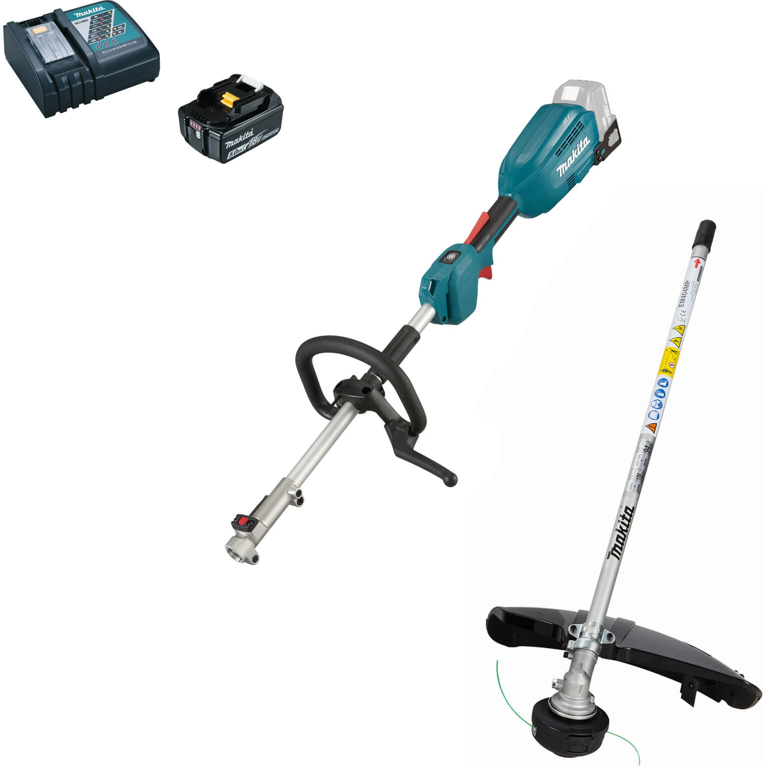 Makita 18v LXT Cordless Split Shaft Garden Multi Tool Kit 1 x 5ah Li-ion Charger | Compare The Build