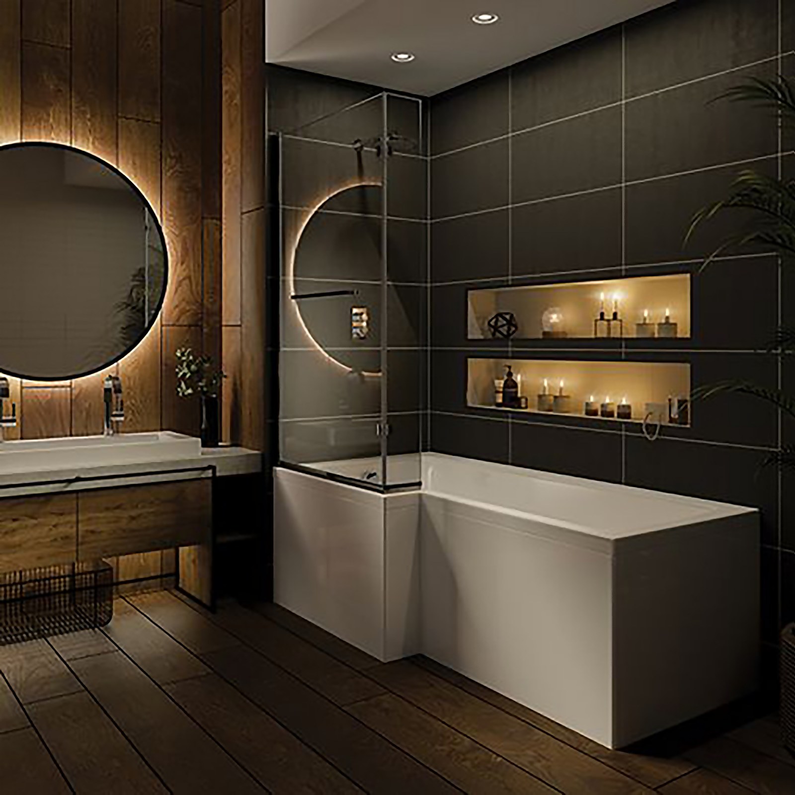 Bathstore Lena L Shaped Side Bath Panel 1500mm Price Comparisons | Compare The Build