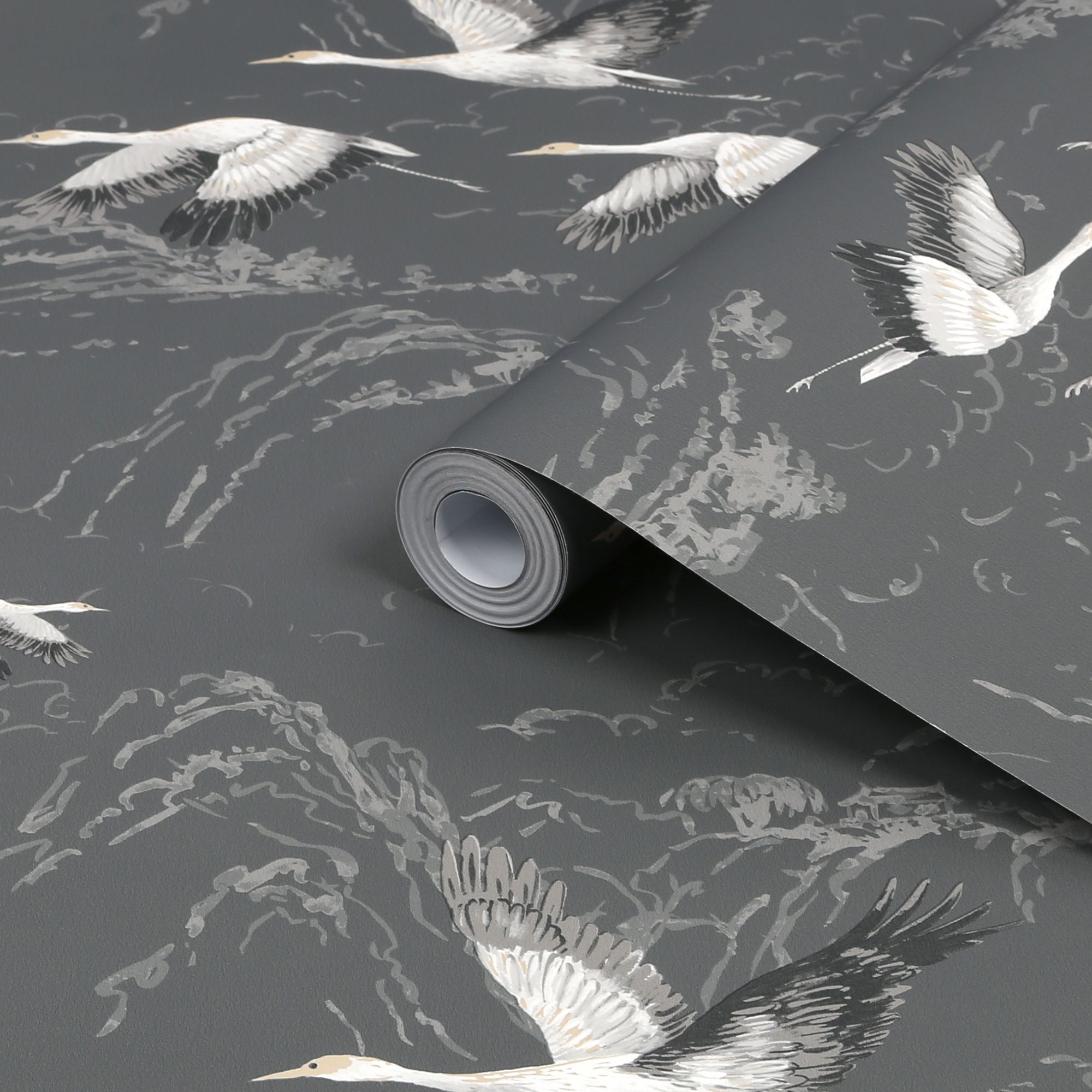 Laura Ashley Animalia Dark Steel Bird Smooth Wallpaper Sample Price Comparisons | Compare The Build