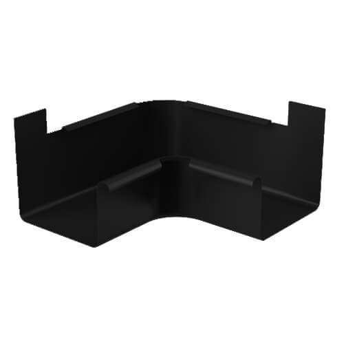 Square Steel Gutter Internal Corner - 125mm Black Price Comparisons | Compare The Build