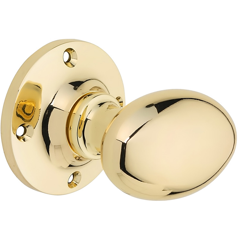 Oval Mortice Knob (Pair) in Brass Price Comparisons | Compare The Build