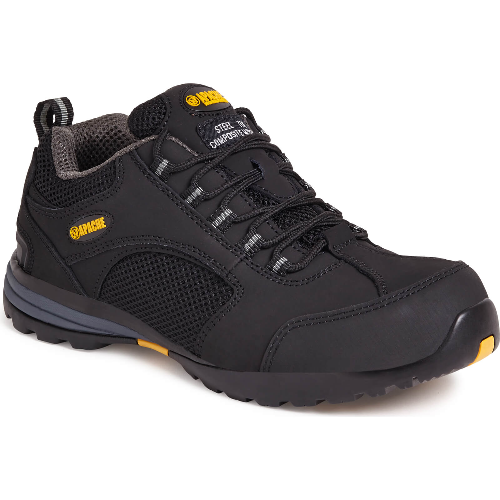 Apache AP318SM Safety Trainers Black Size 9 Price Comparisons | Compare The Build