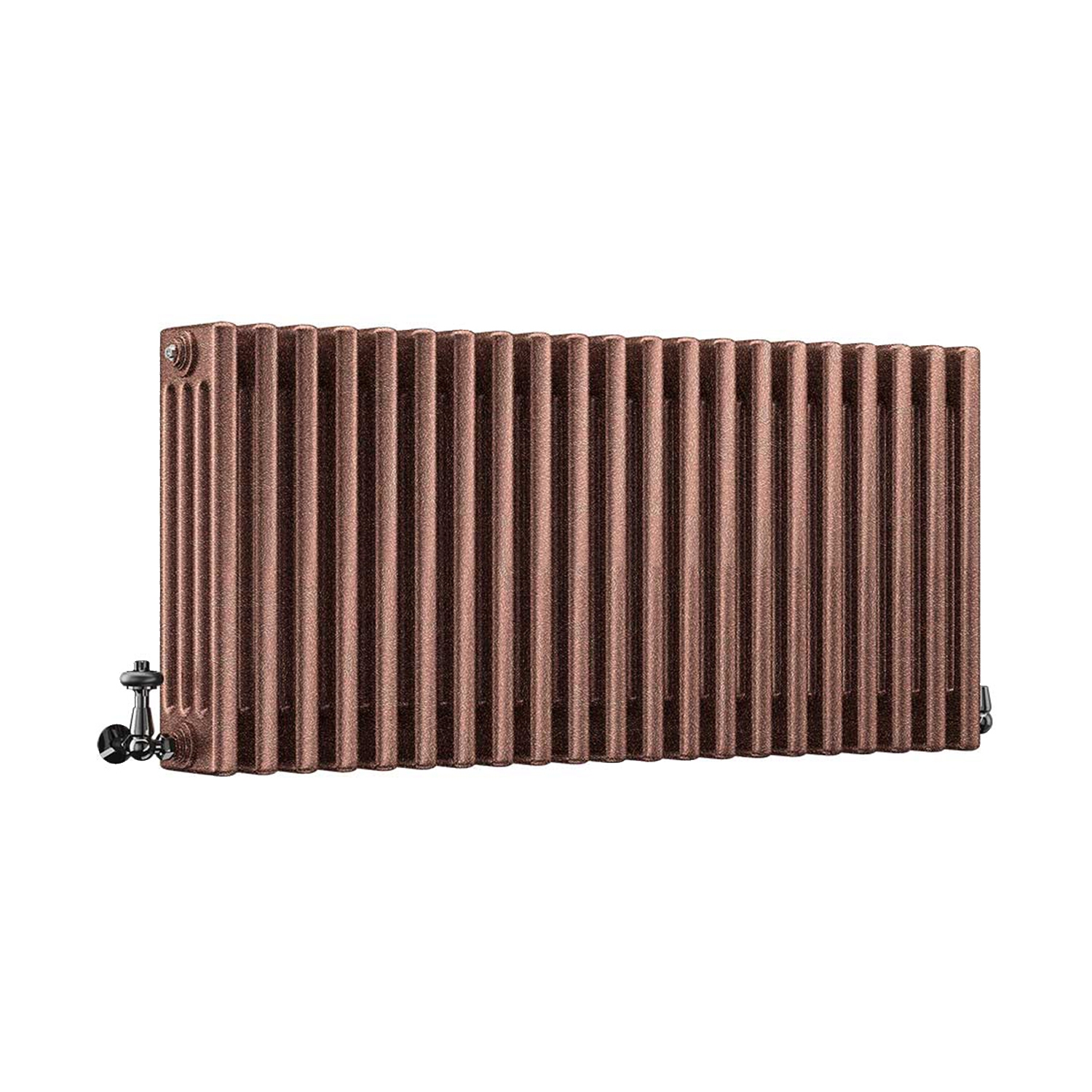 DQ Modus 4 Column Horizontal Radiator, Historic Copper, 500mm x 1404mm | Compare The Build