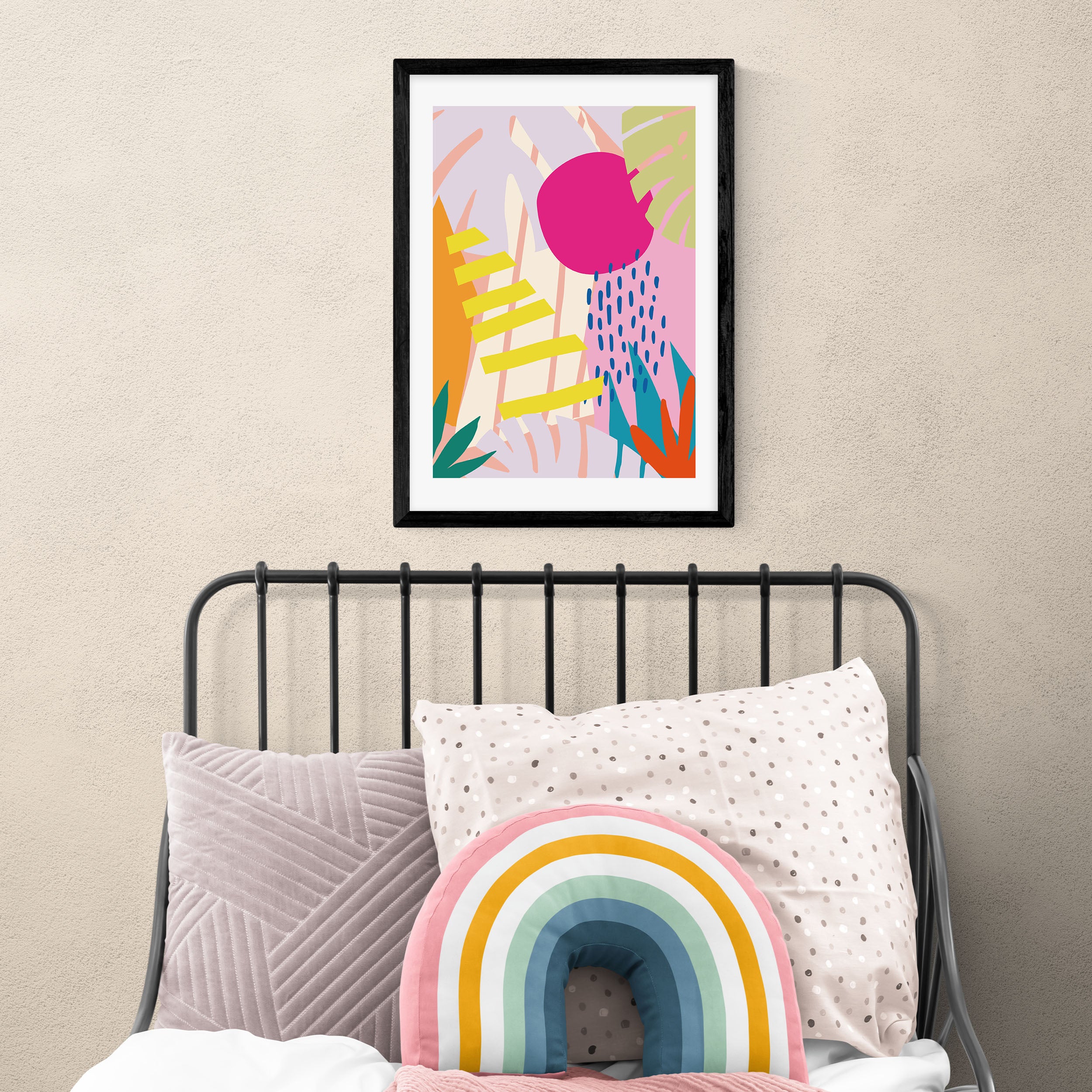 East End Prints Happiness Print MultiColoured Price Comparisons | Compare The Build