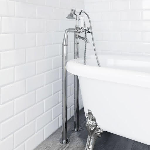 Park Lane Worcester Freestanding Bath Filler & Shower Mixer Tap | Compare The Build