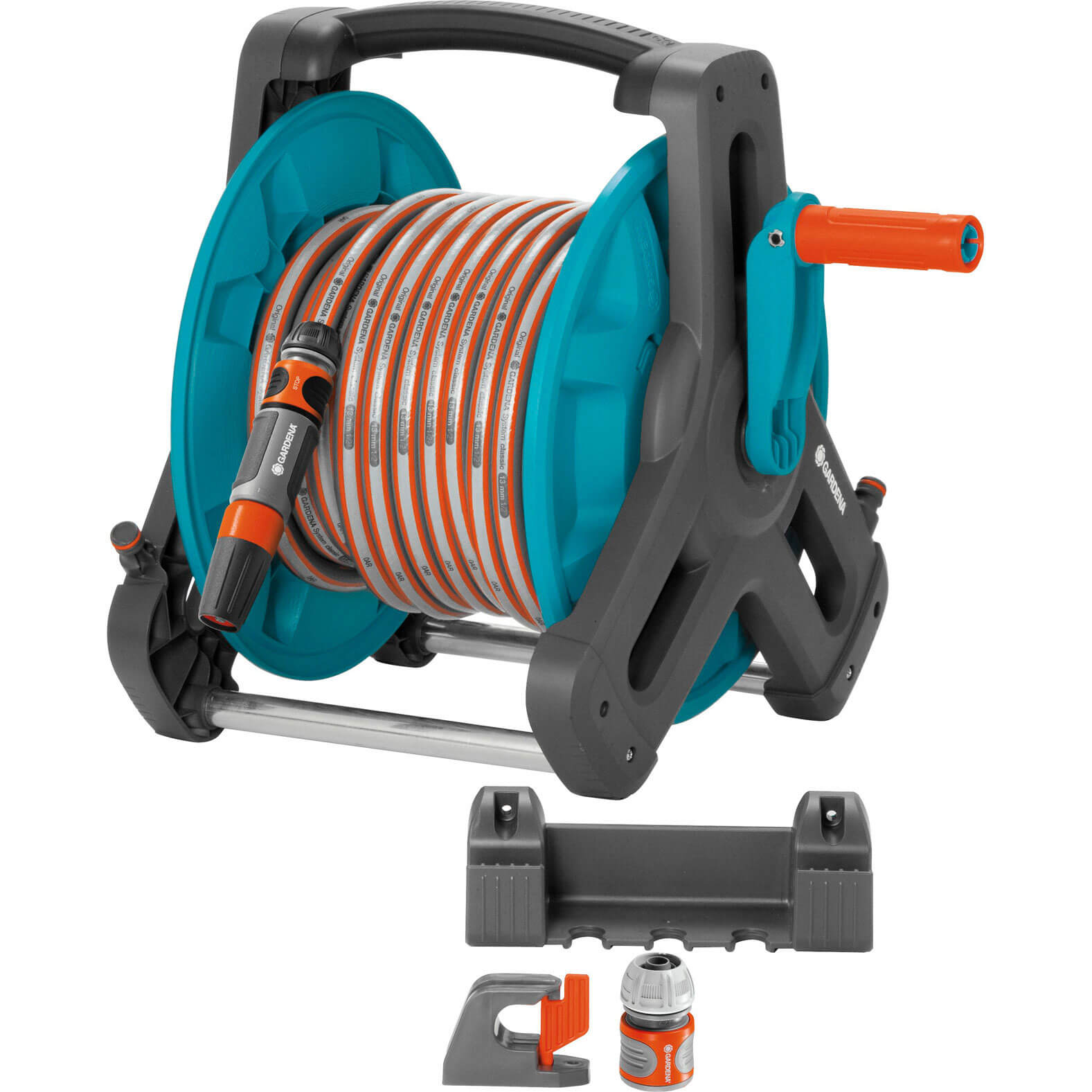 Gardena Wall Mounted Hose Reel 1/2" / 12.5mm 20m Price Comparisons | Compare The Build