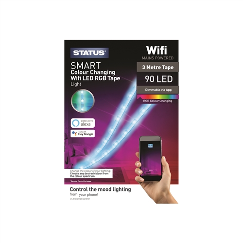 Status Smart 15w RGB Tape - 3m Price Comparisons | Compare The Build