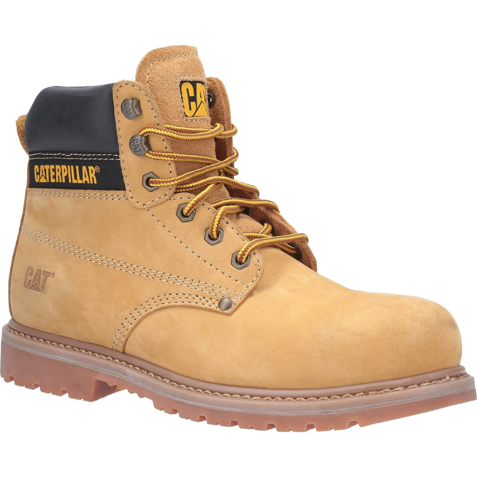 Caterpillar Powerplant GYW Safety Boot Honey Size 12 | Compare The Build