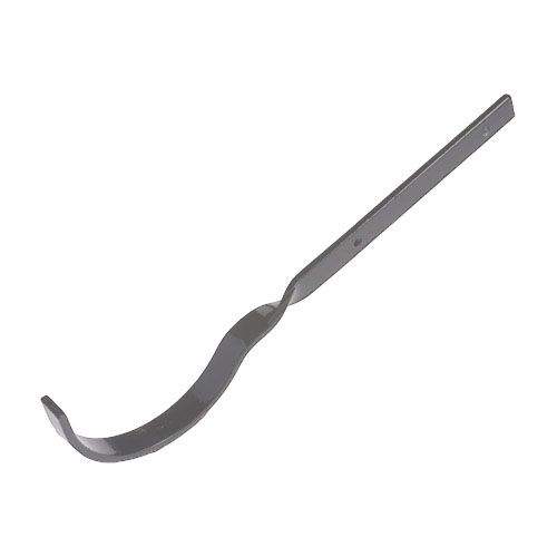 Painted Steel Half Round Side Fixing Rafter Bracket - 115mm Galvanised Galvanised Steel Hargreaves Foundry HR4542 Price Comparisons | Compare The Build