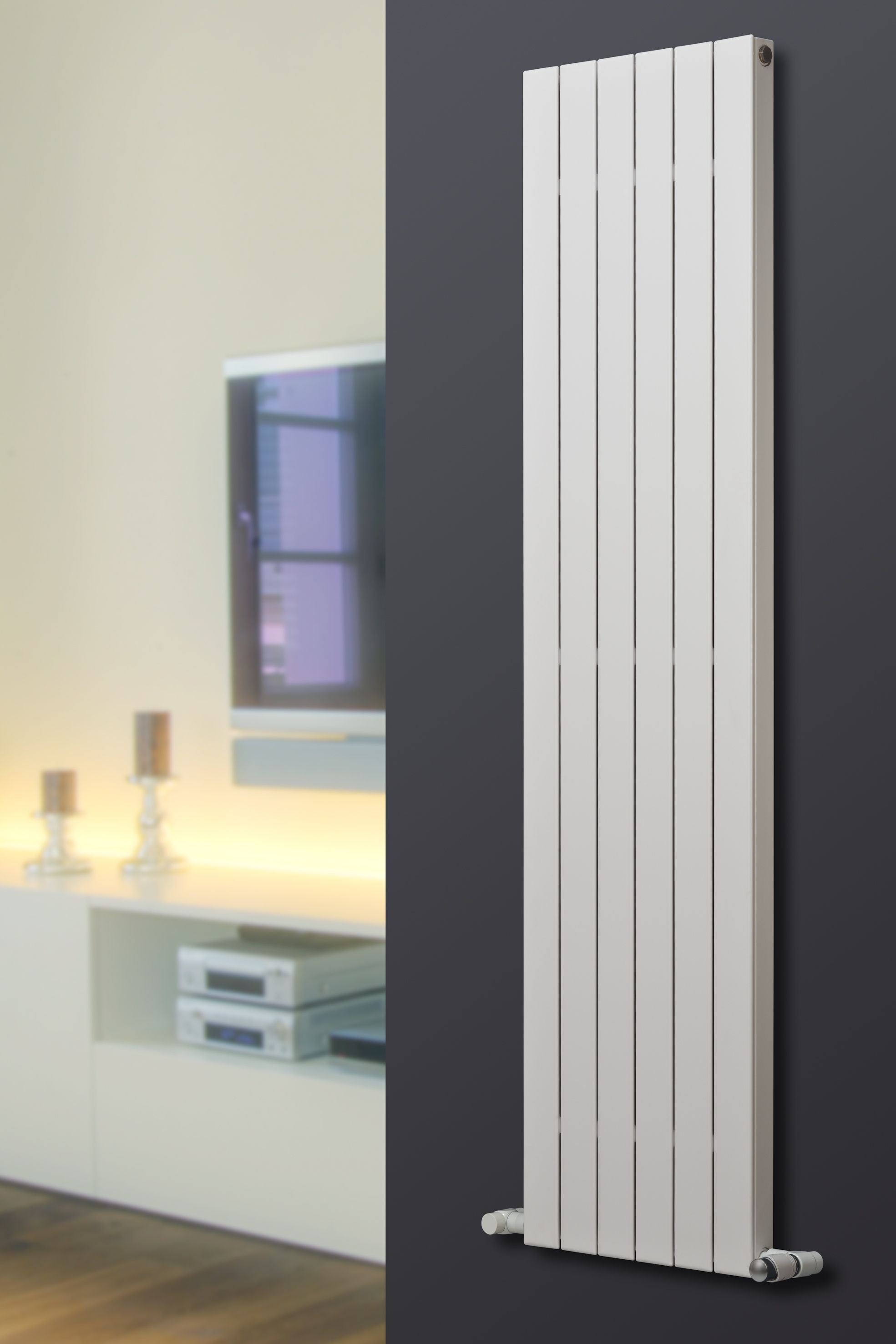 Ximax Vertirad Deluxe White Vertical Designer Radiator, (W)1200mm X (H)595mm Price Comparisons | Compare The Build