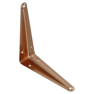 London Bright Copper Shelf Bracket - 300 x 250mm Price Comparisons | Compare The Build