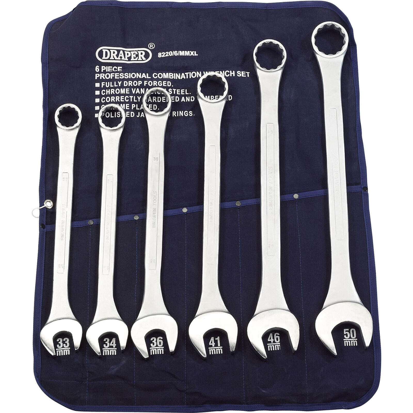 Draper 6 Piece Combination Spanner Set Metric | Compare The Build