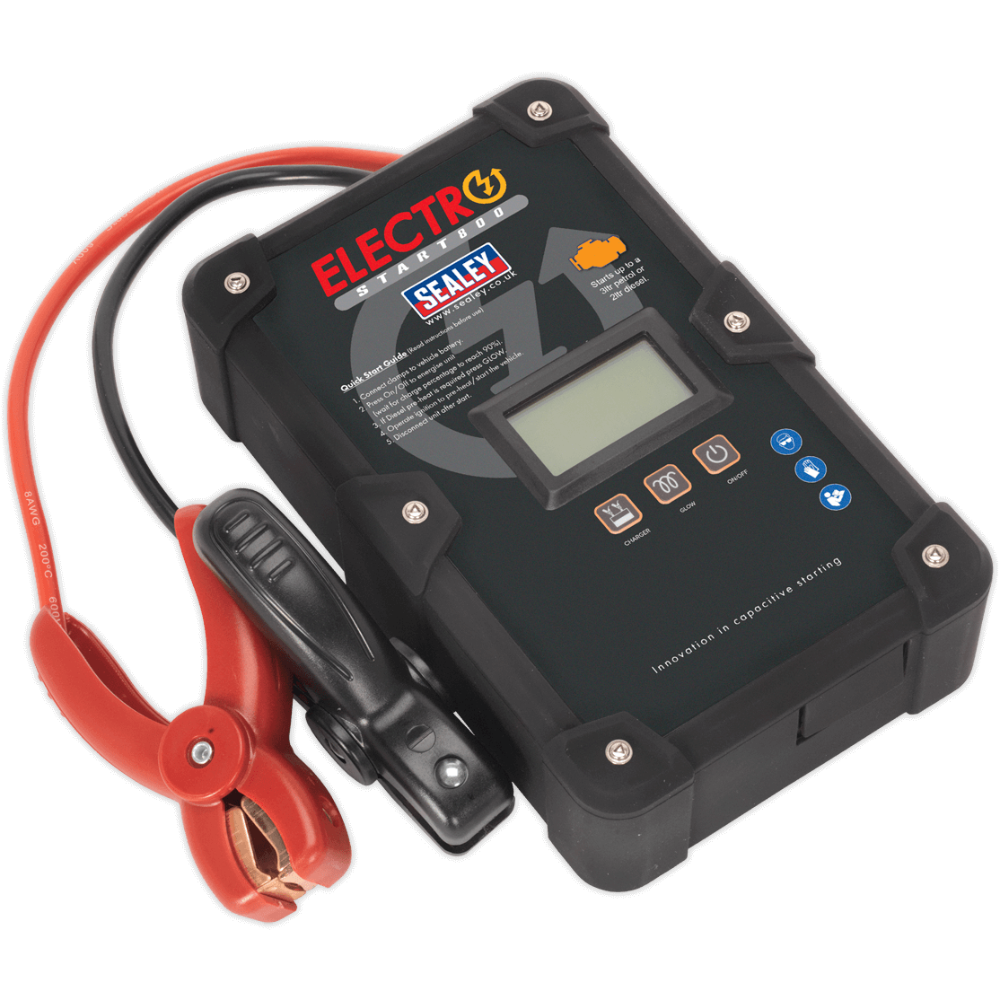 Sealey ElectroStart® Batteryless Power Start 800A 12V | Compare The Build