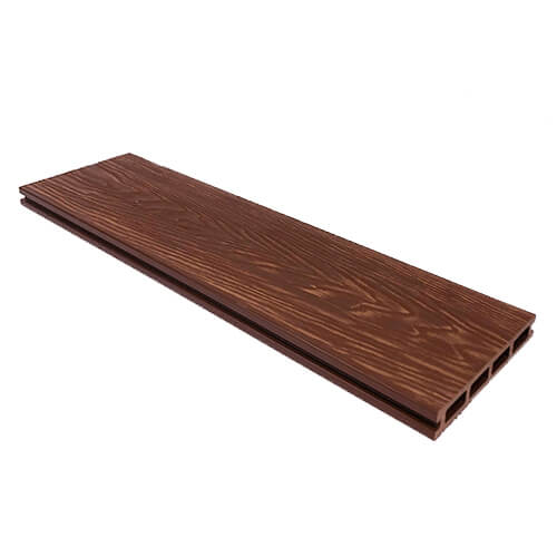 Standard Woodgrain / Grooved Composite Decking Board - 146mm x 3660mm Redwood Price Comparisons | Compare The Build