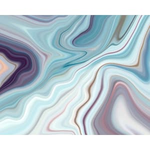 Origin Murals Marbled Ink Soft Teal Wall Mural - 3.5 x 2.8m | Compare The Build