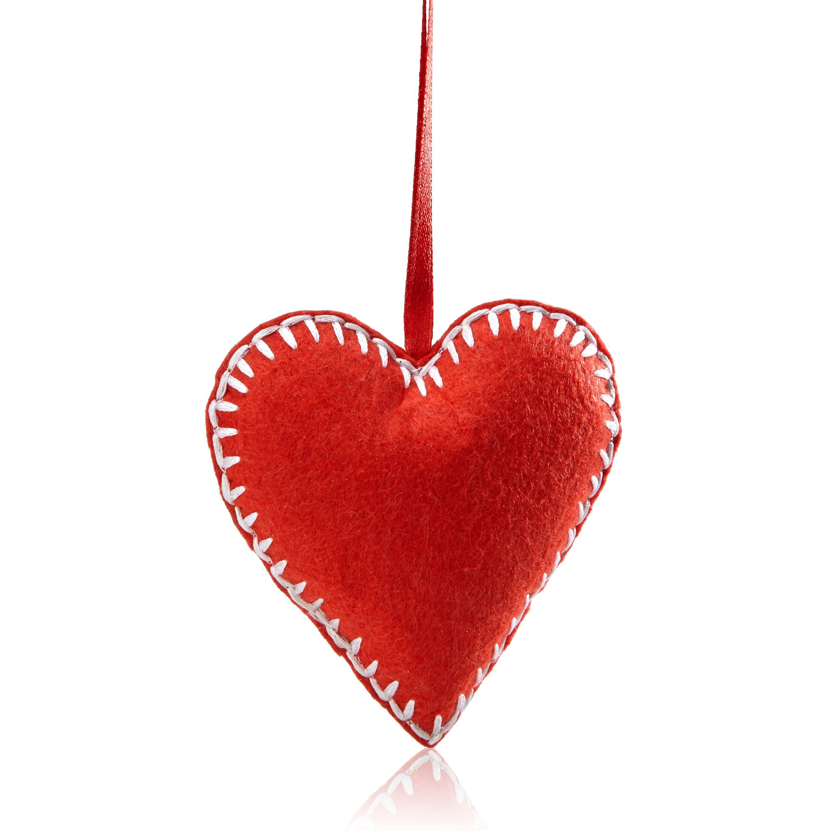 Felt Red Heart Decoration Price Comparisons | Compare The Build