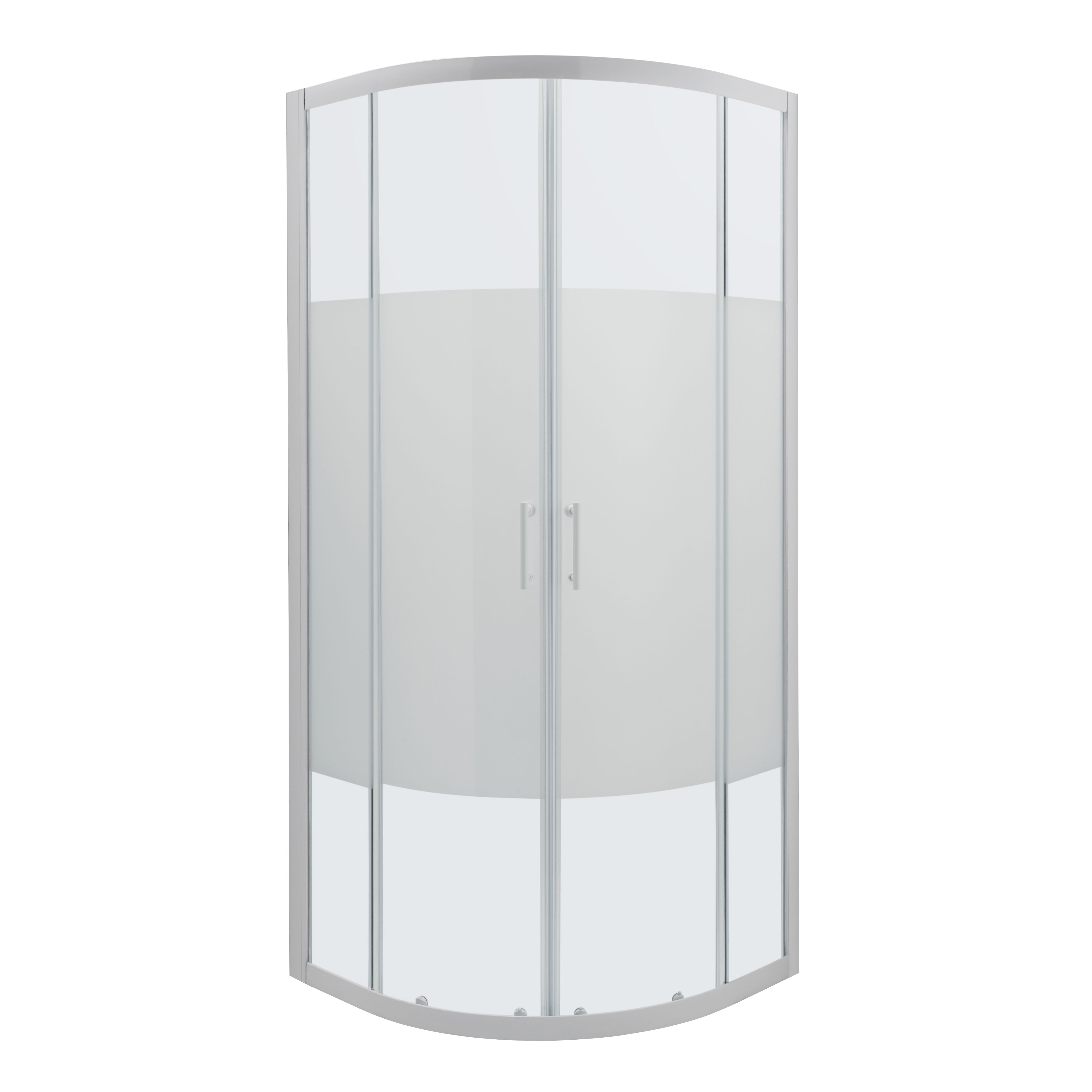 GoodHome Onega Quadrant Shower Enclosure & Tray With Corner Entry Double Sliding Door (W)800mm (D)800mm Price Comparisons | Compare The Build