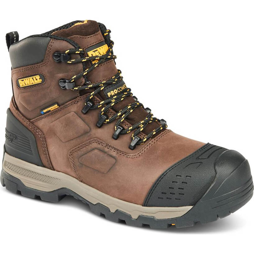 DeWalt Bulldozer Waterproof Pro Comfort Work Boots Brown Size 12 Price Comparisons | Compare The Build