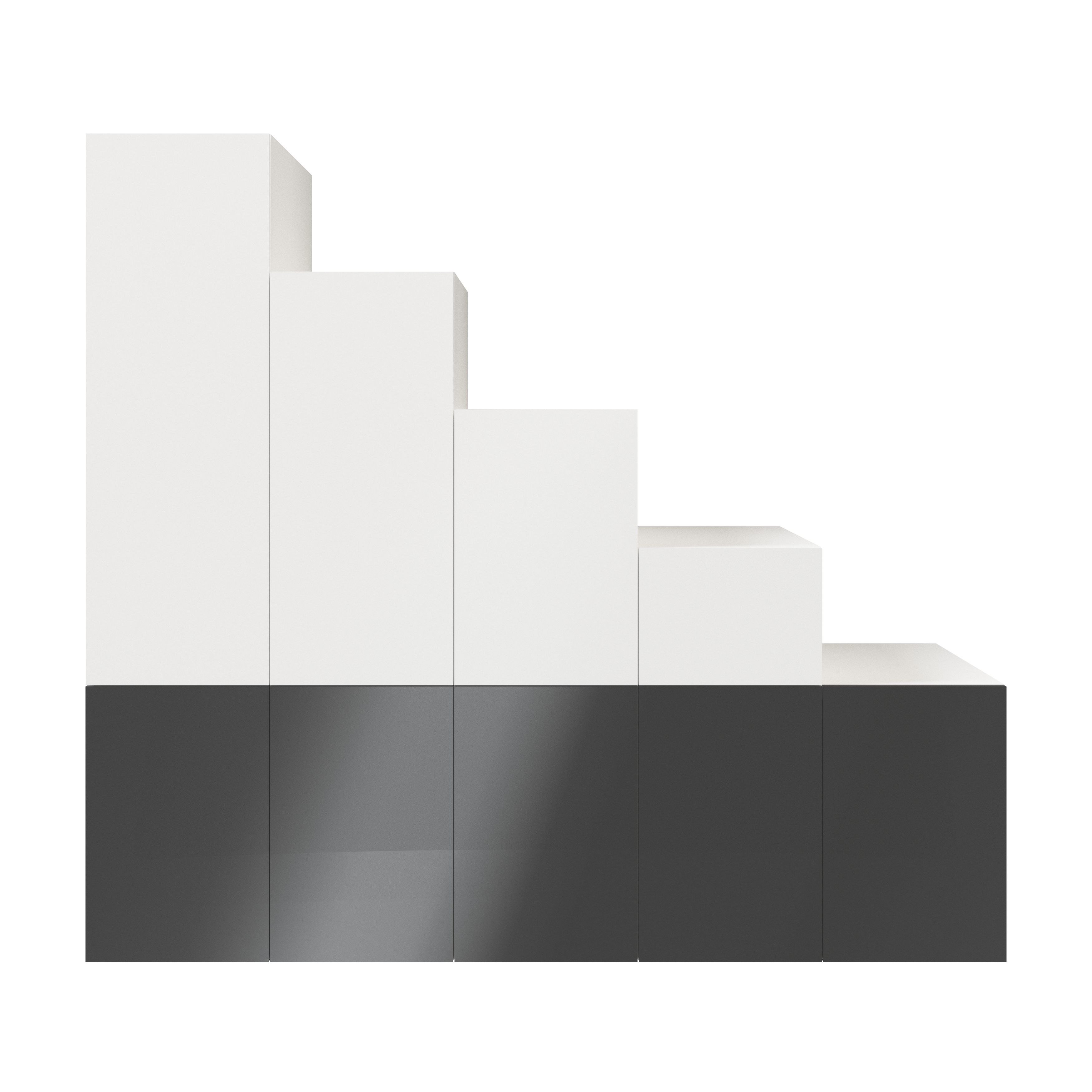 GoodHome Atomia Freestanding Anthracite & White Large Under The Stairs Storage Kit (H)2250mm Price Comparisons | Compare The Build