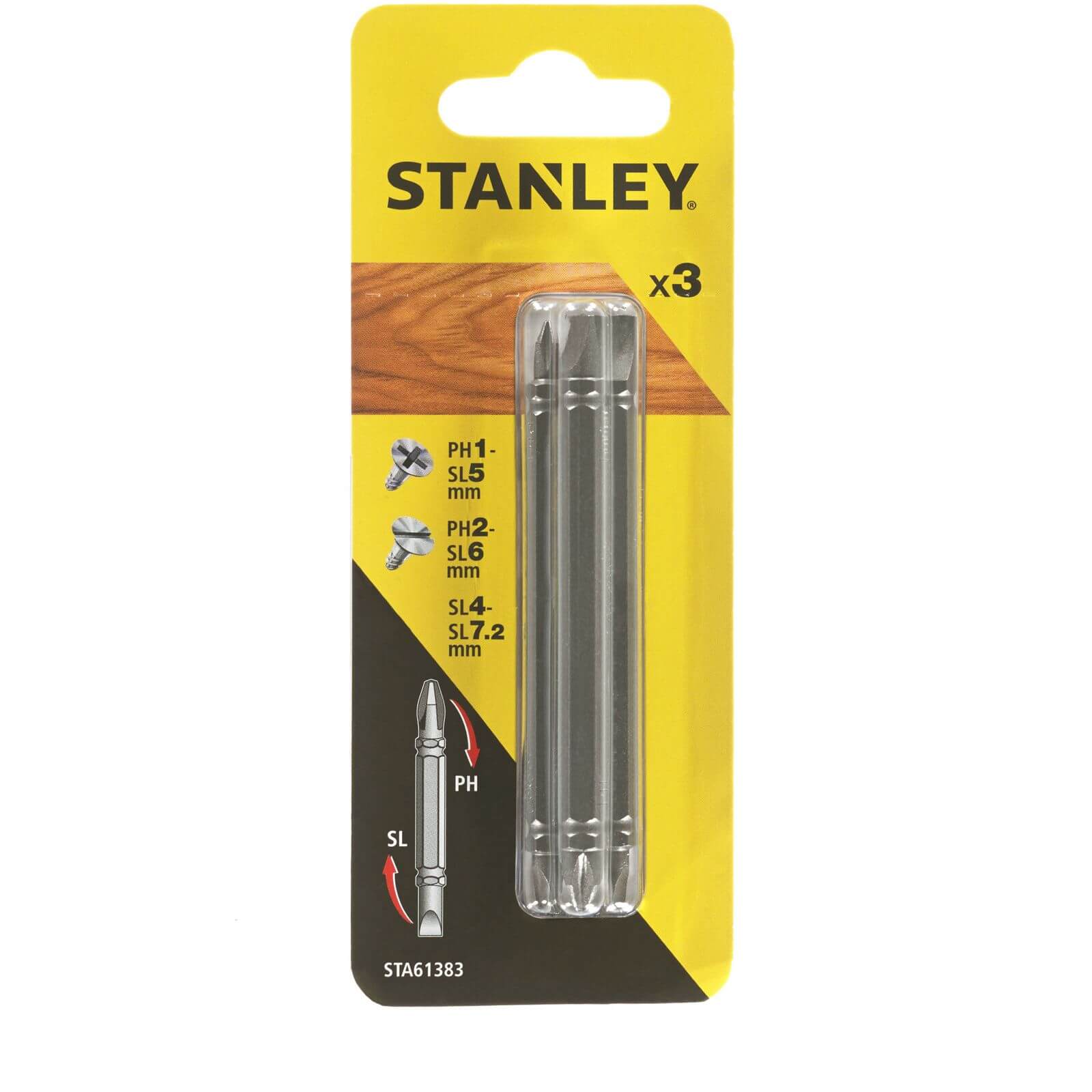Stanley Screwdriver Bits 3Pc PH-SL 86MM - STA61383-XJ Price Comparisons | Compare The Build