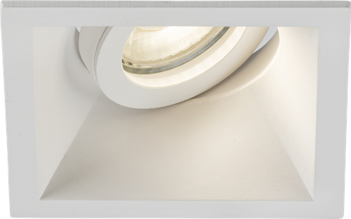 KnightsBridge Dipa Single Tilt Square Anti-Glare Downlight White Price Comparisons | Compare The Build