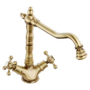 Abode AT1043 Melford Mono Kitchen Mixer Tap Antique Brass Price Comparisons | Compare The Build