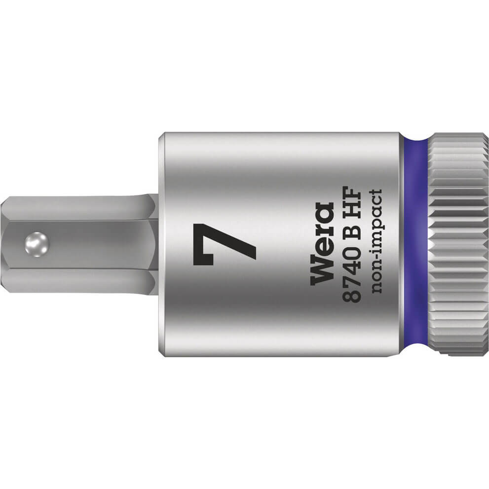 Wera 8740 B HF Zyklop 3/8" Drive Hexagon Socket Bit Metric 3/8" 7mm Price Comparisons | Compare The Build