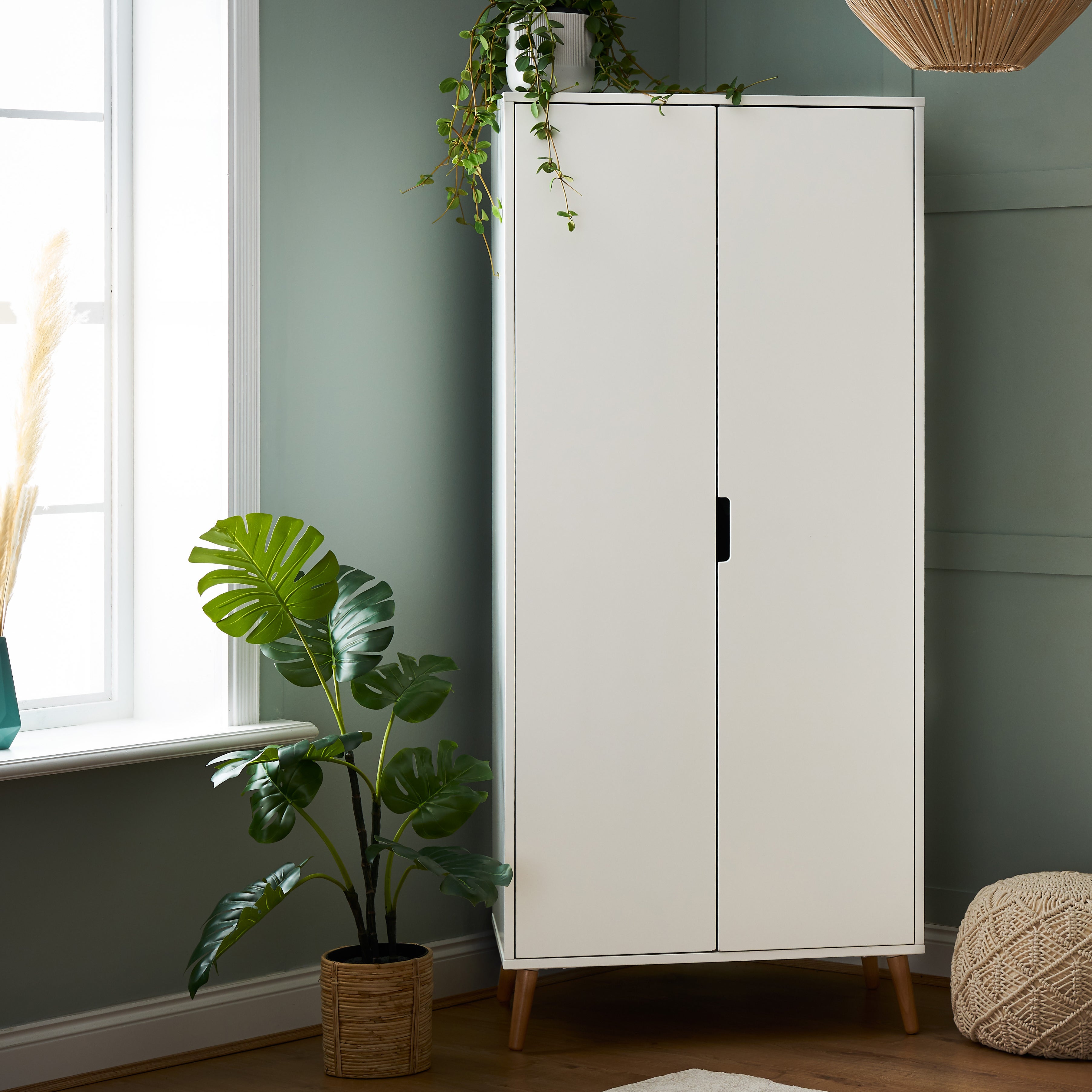 Obaby Maya Double Wardrobe, White White Price Comparisons | Compare The Build