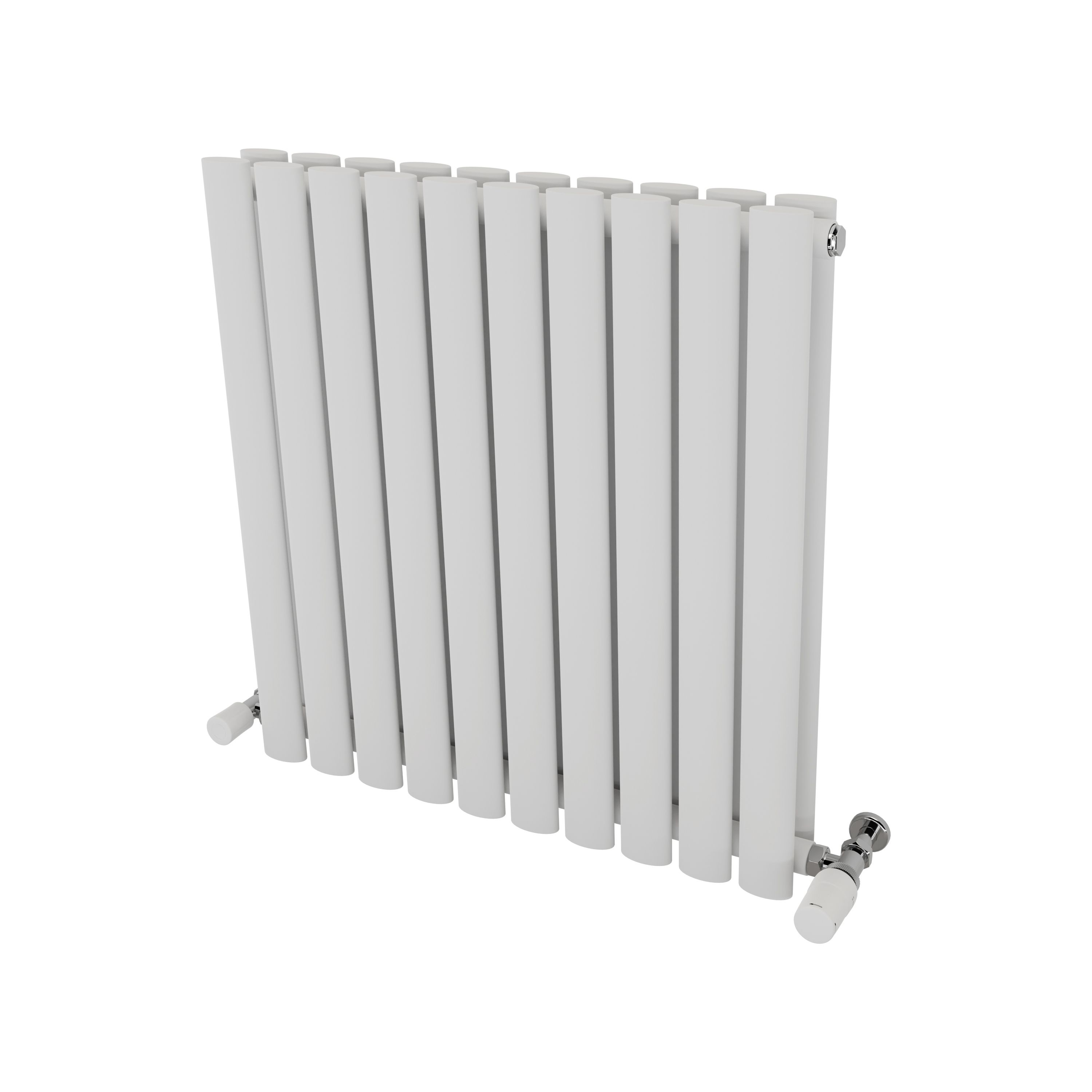 Ximax Fortuna Duplex Satin White Vertical Designer Radiator, (W)584mm X (H)600mm Price Comparisons | Compare The Build