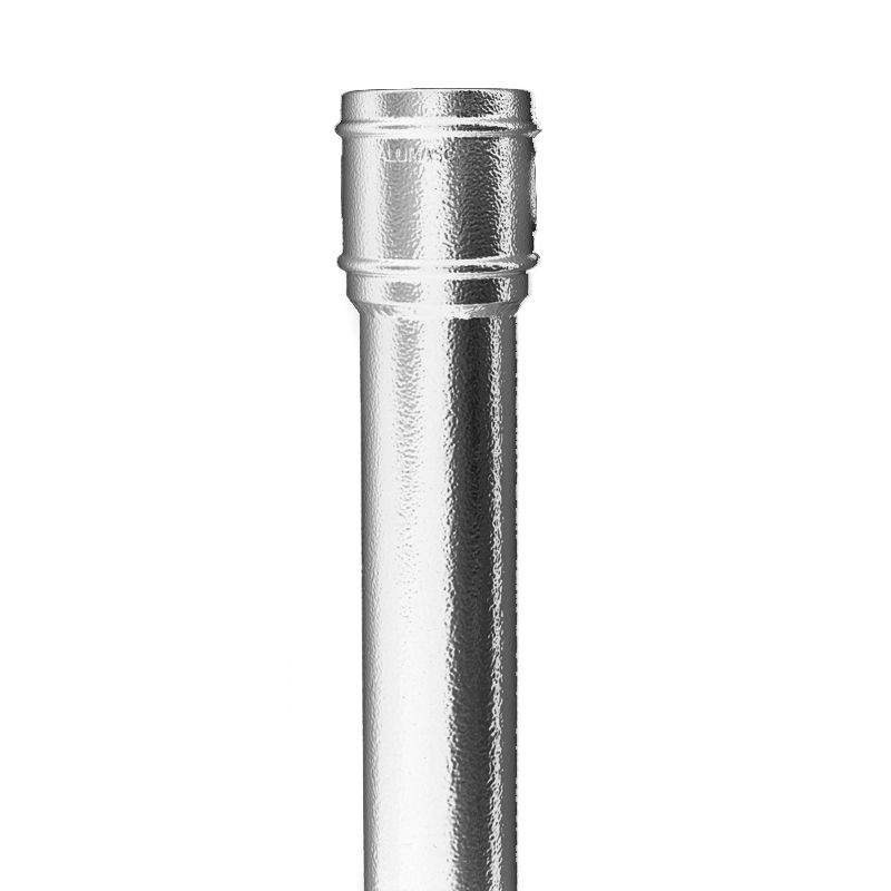 Aluminium Guttering Round Downpipe 63mm x 1m - Plain Plain Milled Alumasc RW1/1M/NE Price Comparisons | Compare The Build