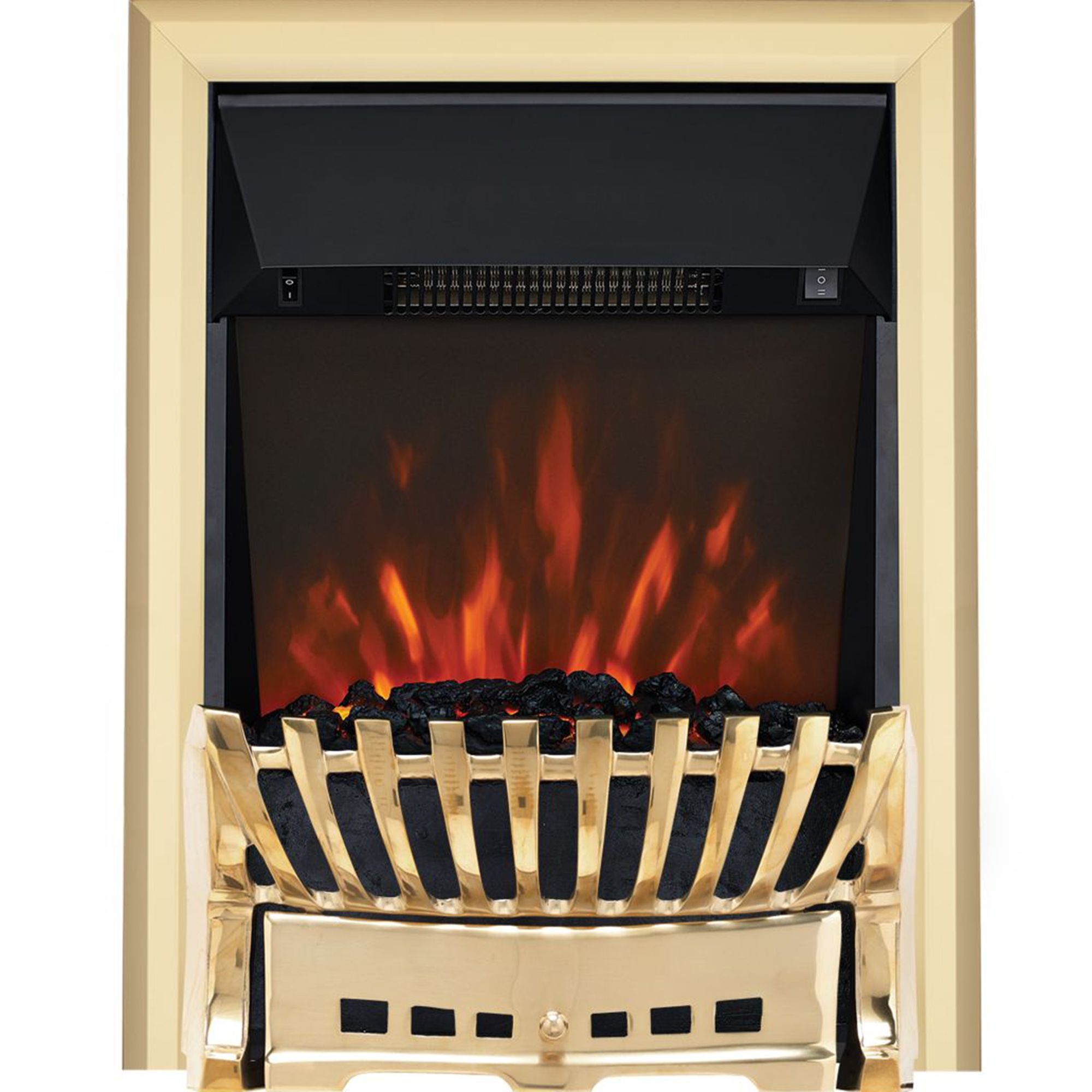 Focal Point Elegance 2Kw Brass Effect Electric Fire Price Comparisons | Compare The Build