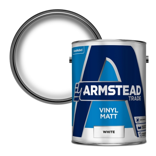 Glidden Trade Vinyl Matt Emulsion Paint White 5L Price Comparisons | Compare The Build