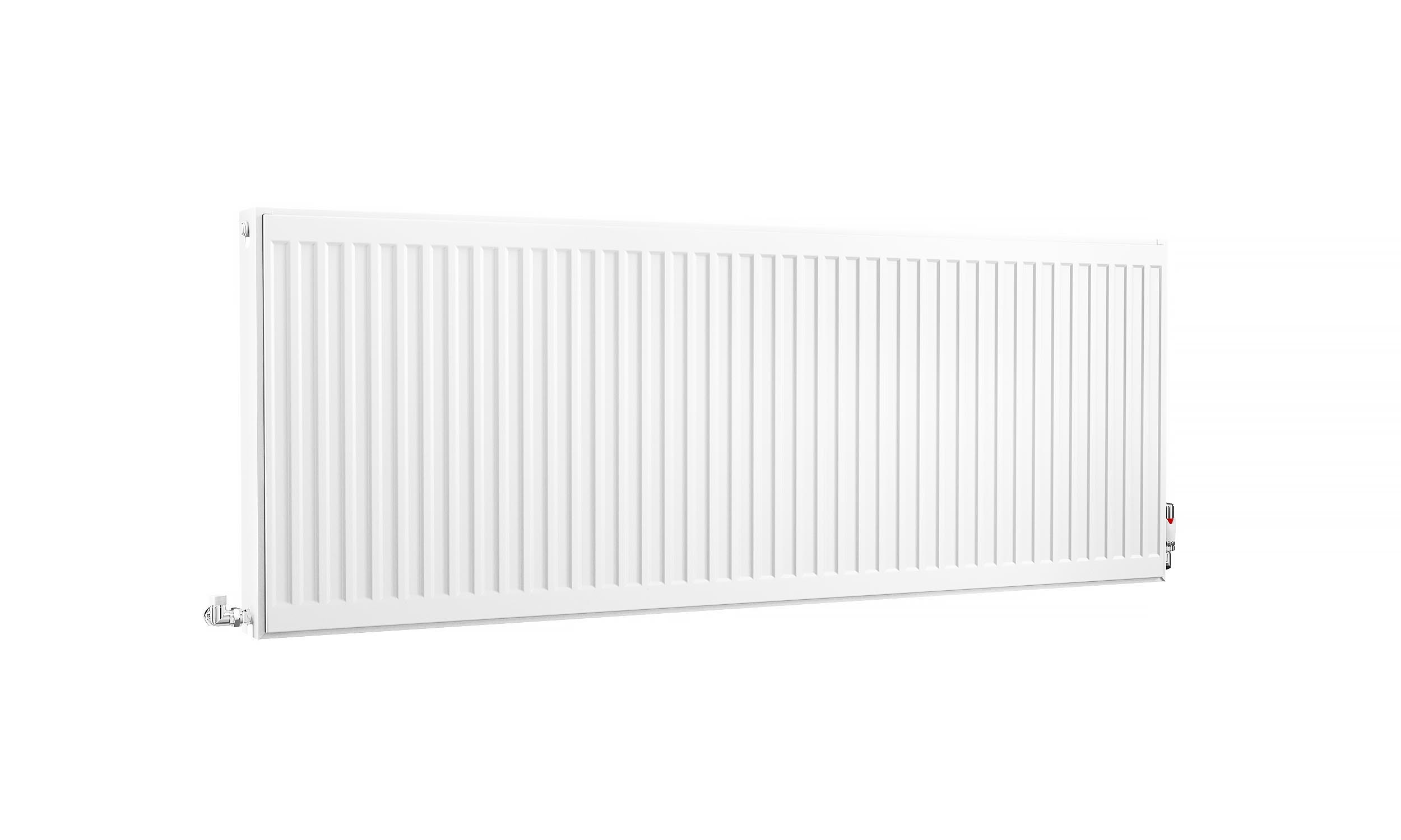 Kartell K-Rad Compact Horizontal Radiator, White, 600mm x 1600mm - Double Panel, Double Convector | Compare The Build