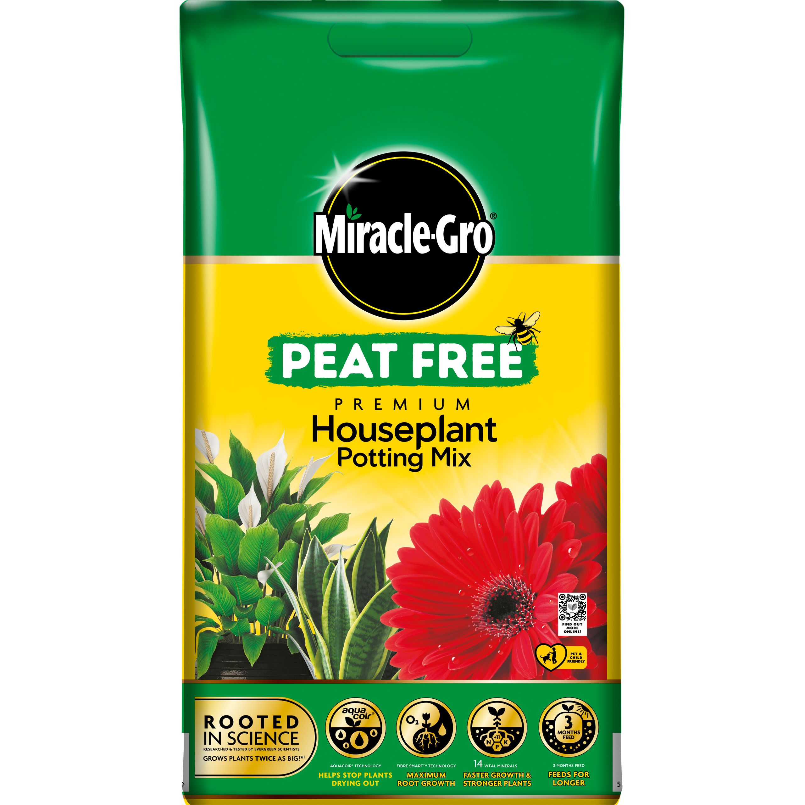 Miracle-Gro Peat-Free Houseplant Compost 10L Price Comparisons | Compare The Build