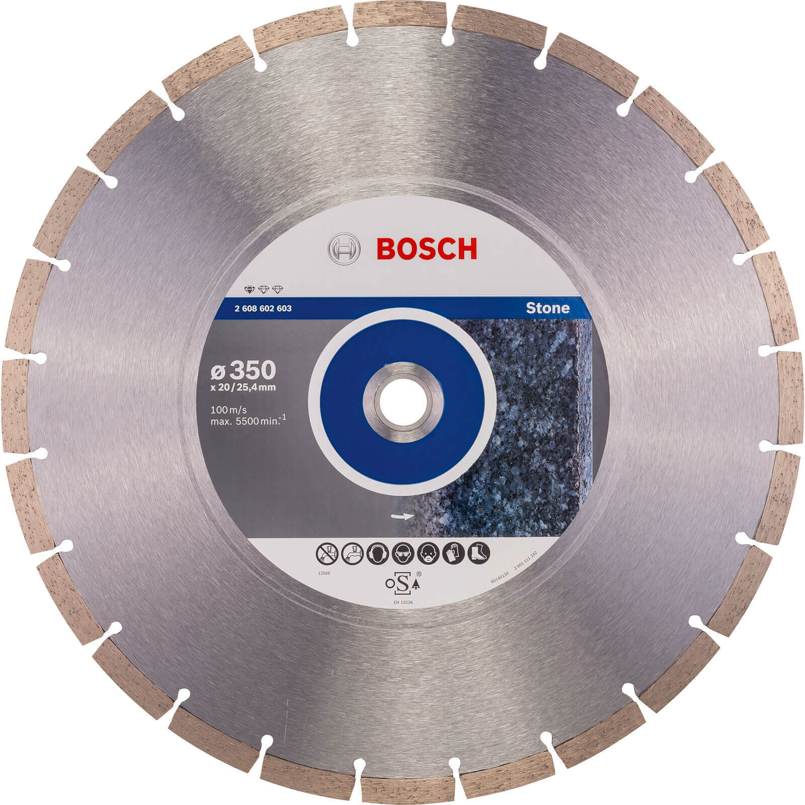 Bosch Standard Diamond Disc for Stone 350mm Price Comparisons | Compare The Build