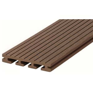 Eva-Tech Aruna Dark Brown Composite I-Series Deck Board - 23 x 137 x 2200mm - Pack of 40 | Compare The Build