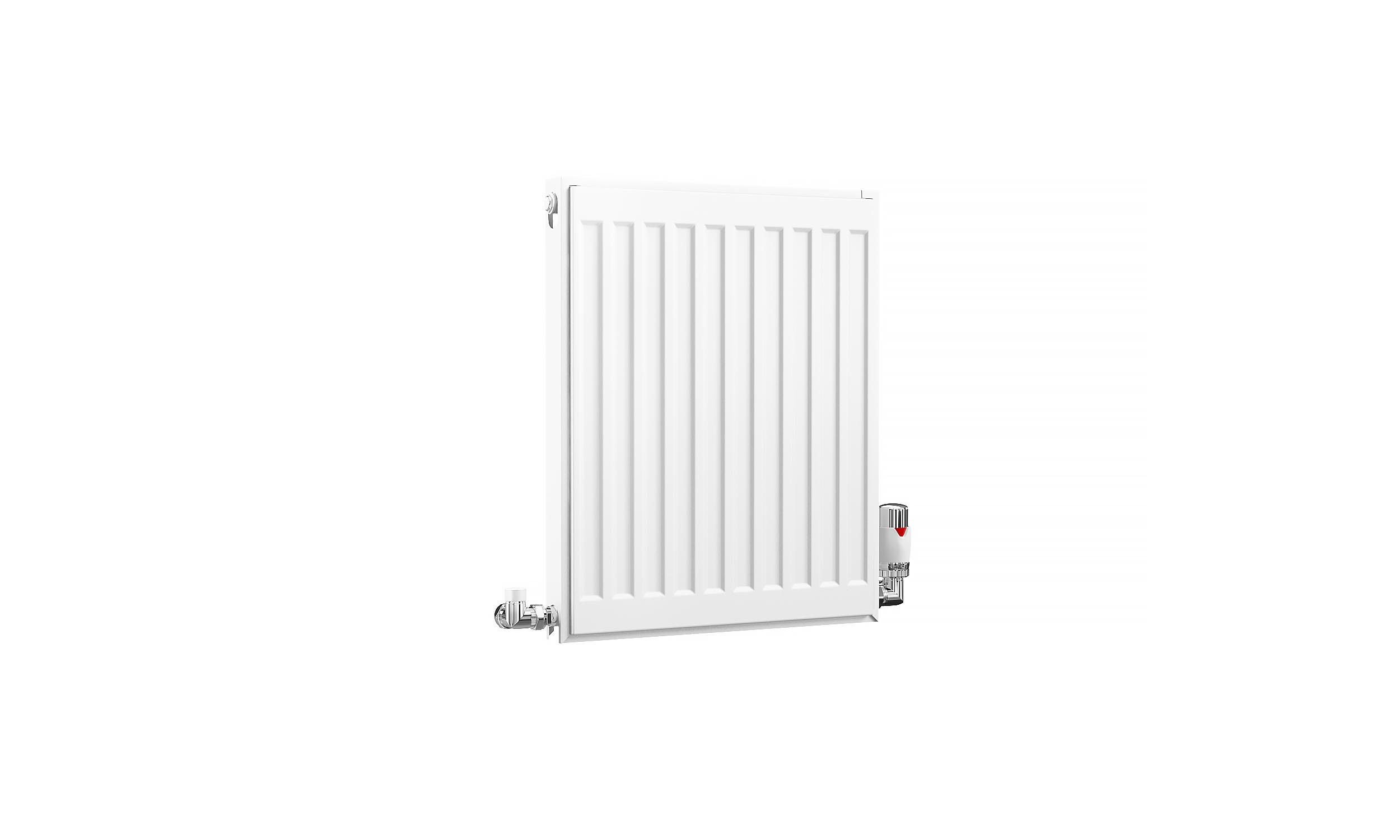 Kartell K-Rad Compact Horizontal Radiator, White, 500mm x 400mm - Single Panel, Single Convector Price Comparisons | Compare The Build