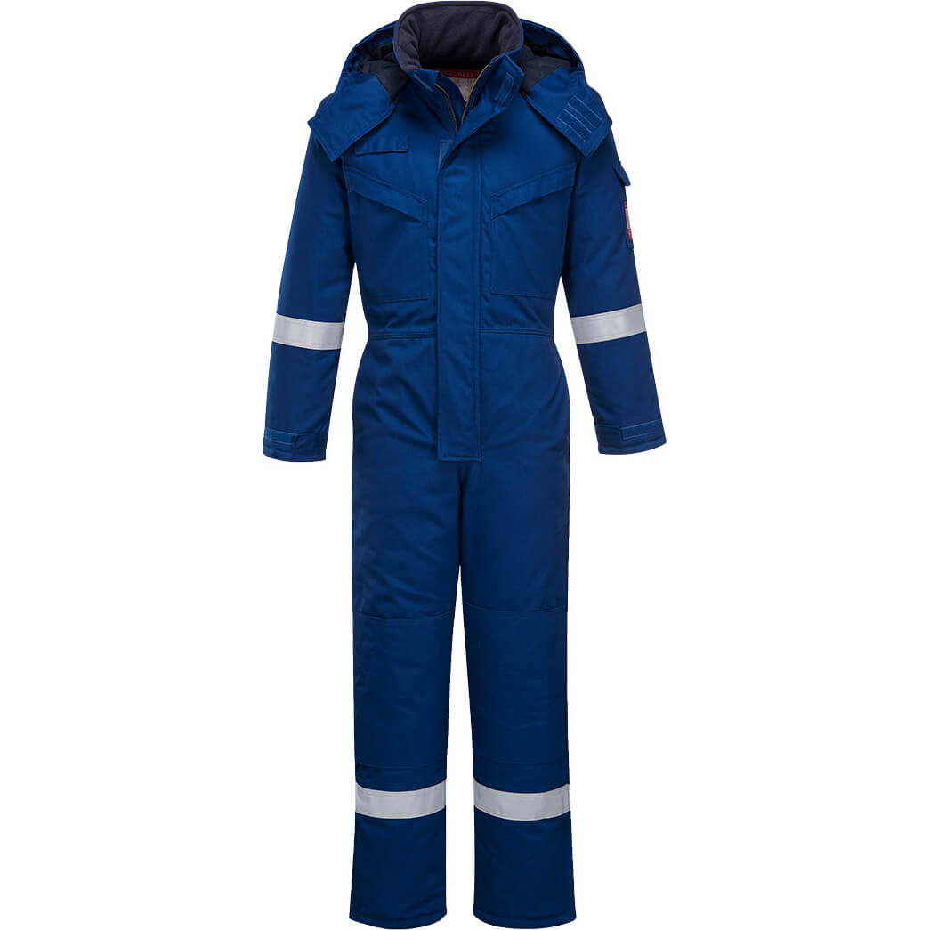 Biz Flame Mens Flame Resistant Antistatic Winter Overall Royal Blue S 32" Price Comparisons | Compare The Build