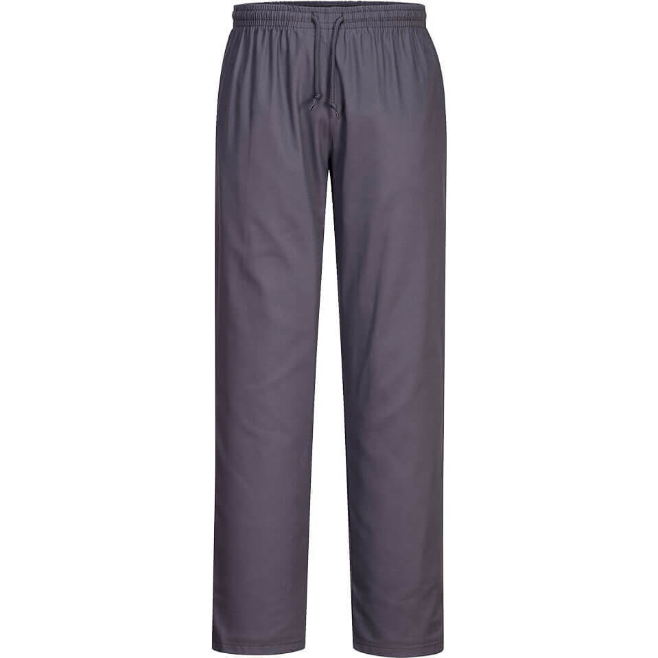 Portwest C070 Drawstring Chef Trousers Slate Grey S 31" | Compare The Build