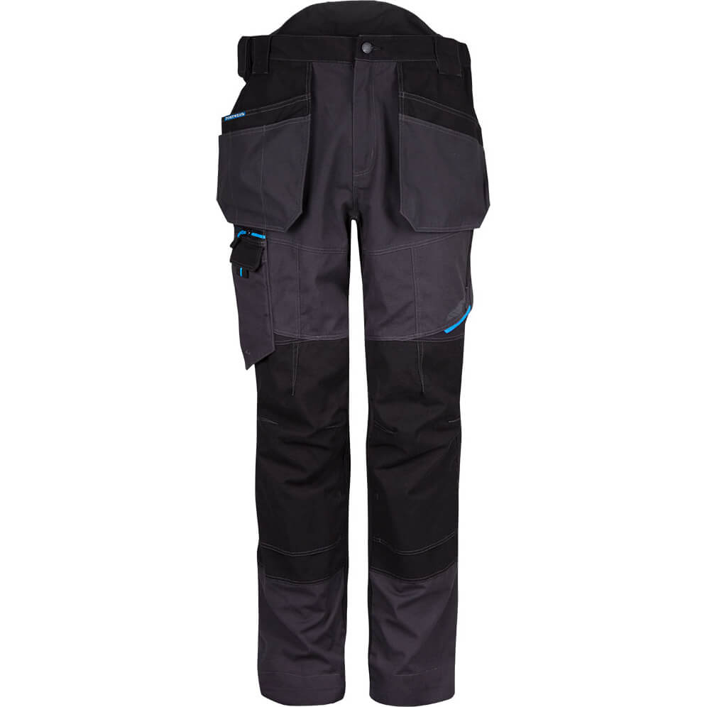 Portwest T702 WX3 Holster Trousers Meta Grey 38" 30" | Compare The Build