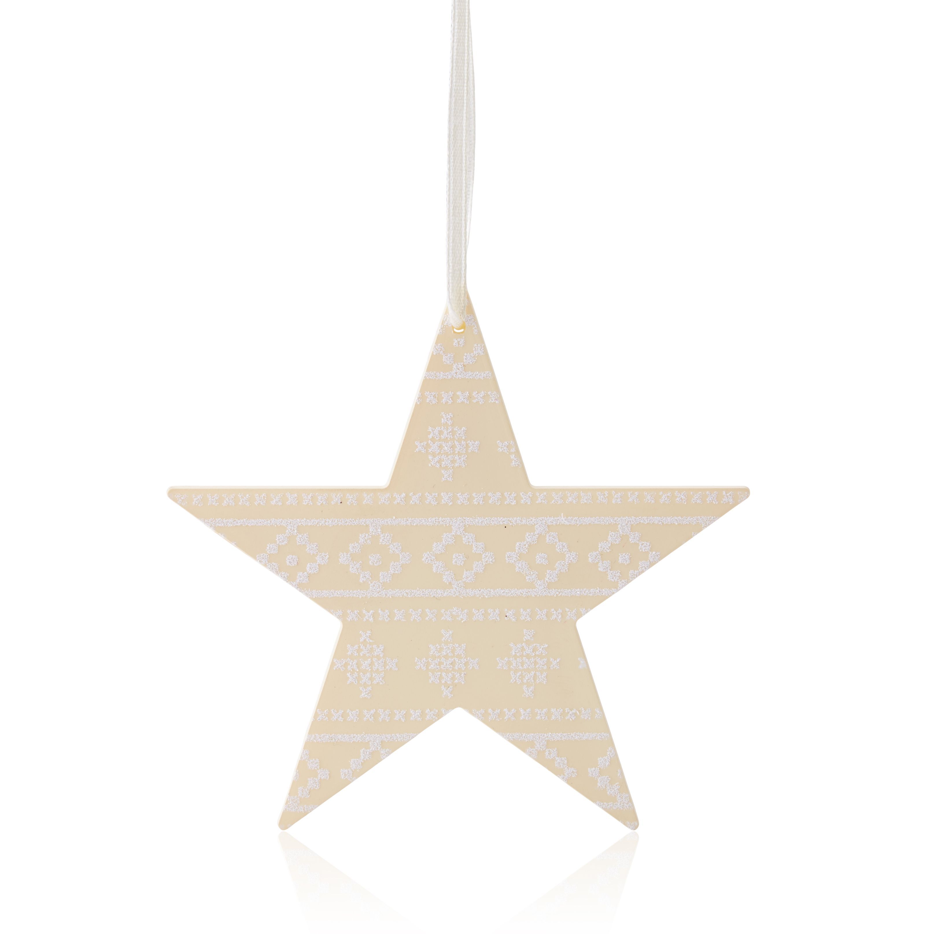 Cream Star Decoration Price Comparisons | Compare The Build
