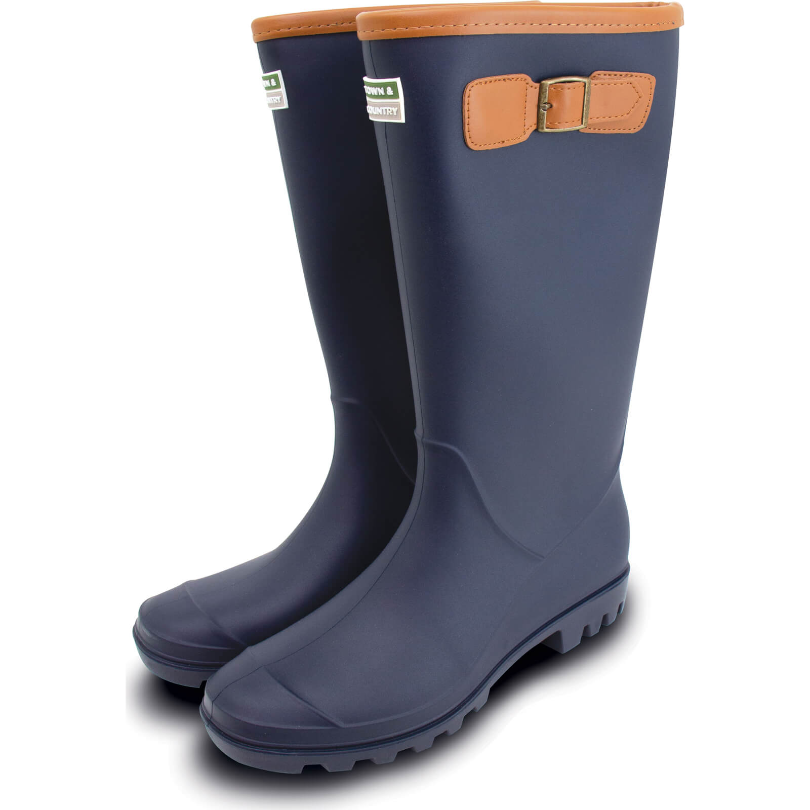 Town and Country Burford Fleece Lined Wellington Boots Navy Size 6 Price Comparisons | Compare The Build