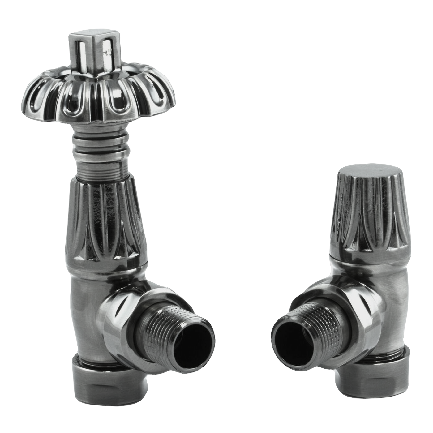 Radvalves UK Thermostatic Valves, Westminster, Black Nickel Angled Price Comparisons | Compare The Build