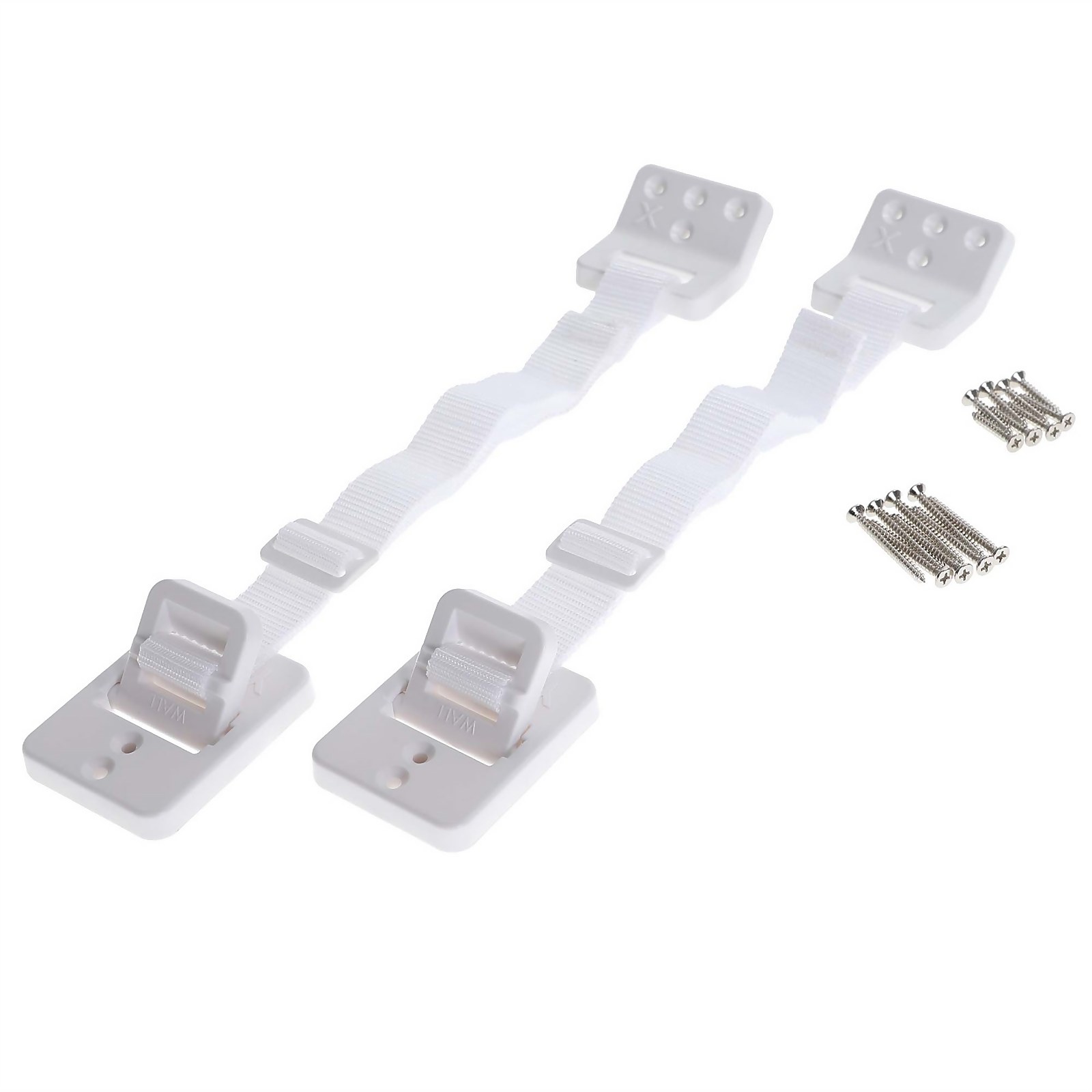 Dreambaby Anti-Tip Hinged Furniture Anchors - White - 2 Pack Price Comparisons | Compare The Build